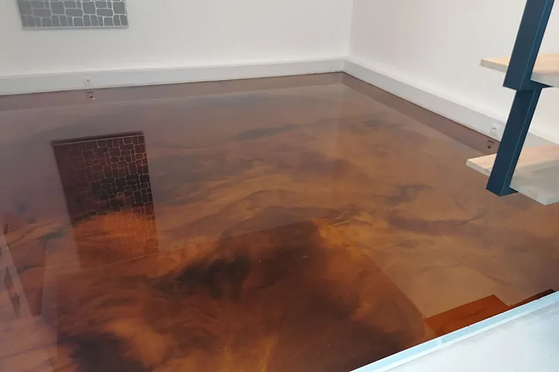 Epoxidharzboden aus Völs