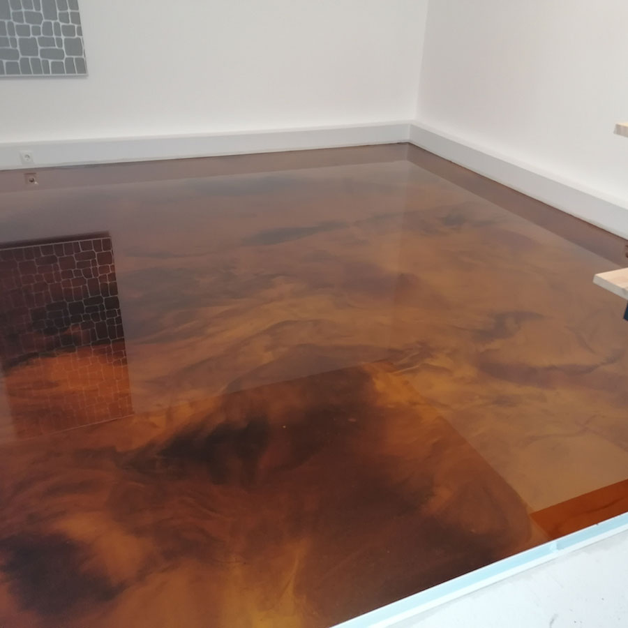 Bodenbeschichtumg aus Epoxidharz